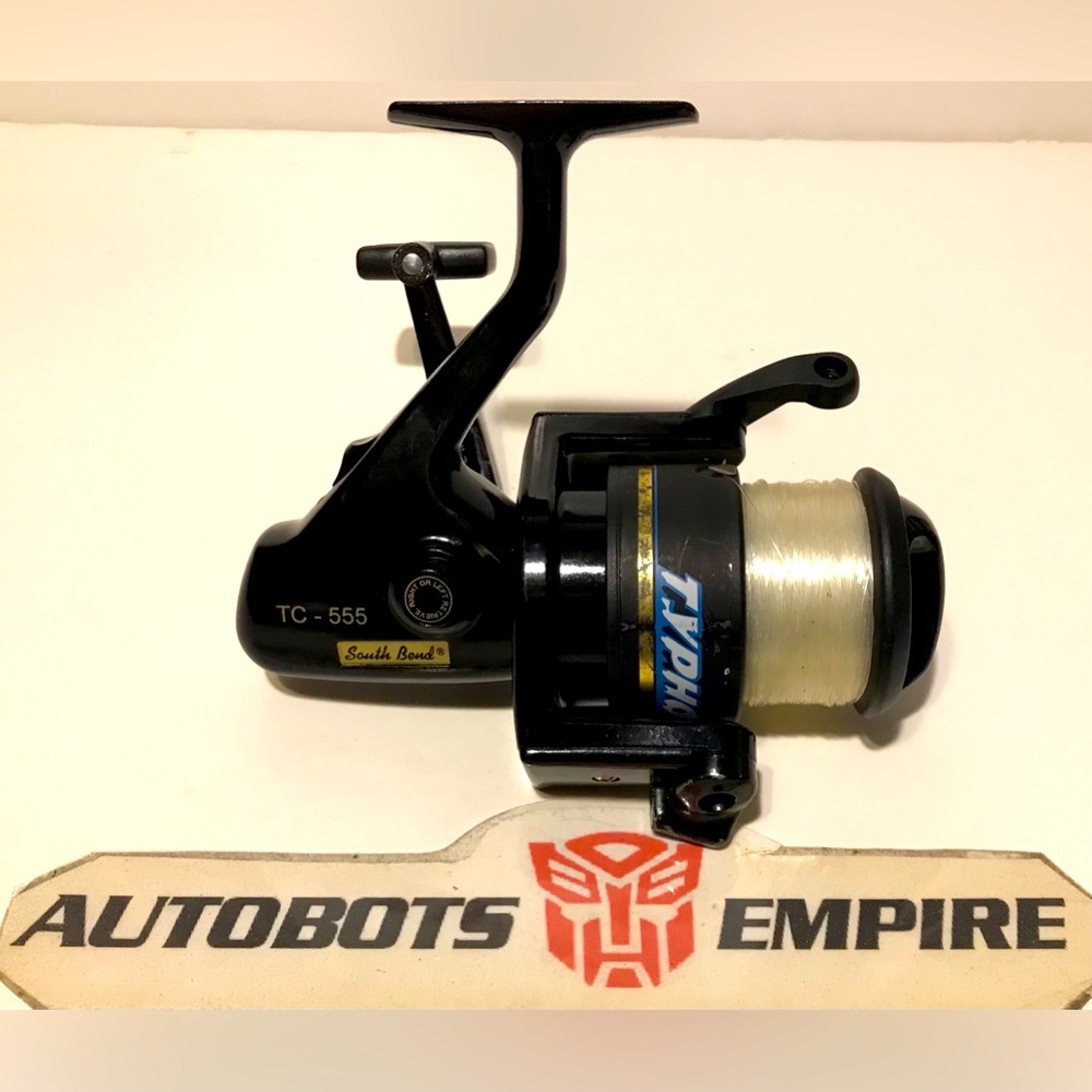 Vintage SOUTH BEND TYPHOON TC-555 Fishing Reel China Spool Camping Outdoor Lure